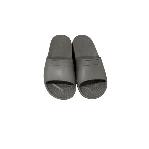 Crocs Slide II Sandals Gray Grey Unisex Fit Men’s 7 Womens 9 - Picture 1 of 7
